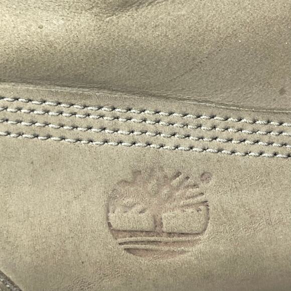 Timberland Beige Tan Suede Lace Up Waterproof Combat Ankle Boots Booties Size 7M - Picture 6 of 6